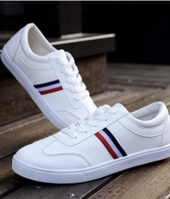 Giày Thể Thao Nam – Giày Sneaker kiểu Hàn Quốc Mã G03 Màu Trắng