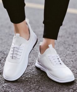 Giày Thể Thao Nam – Giày Sneaker kiểu Hàn Quốc Mã G04 Màu Trắng